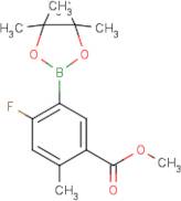 2-Fluoro-5-(methoxycarbonyl)-4-methylphenylboronic acid, pinacol ester