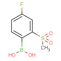 4-Fluoro-2-(methylsulfonyl)phenylboronic acid