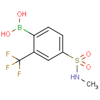 4-(N-Methylsulfamoyl)-2-trifluoromethylphenylboronic acid