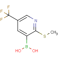 2-Methylthio-5-trifluoromethylpyridine-3-boronic acid