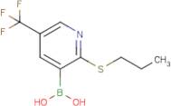 2-Propylthio-5-trifluoromethylpyridine-3-boronic acid