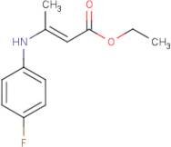 Ethyl 3-(4-fluoroanilino)crotonate