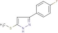 3-(4-Fluorophenyl)-5-(methylthio)-1H-pyrazole