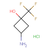 3-Amino-1-(trifluoromethyl)cyclobutan-1-ol hydrochloride