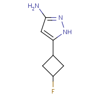 5-(3-Fluoro-cyclobutyl)-1H-pyrazol-3-ylamine