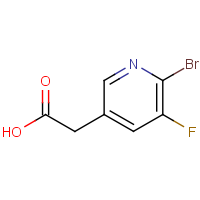 (6-Bromo-5-fluoro-pyridin-3-yl)-acetic acid