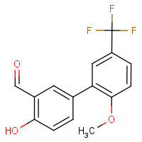 4-Hydroxy-2'-methoxy-5'-trifluoromethyl-biphenyl-3-carbaldehyde