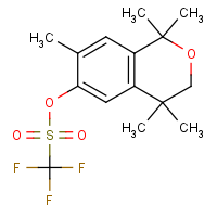 Trifluoro-methanesulfonic acid 1,1,4,4,7-pentamethyl-isochroman-6-yl ester