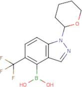 1-(Tetrahydro-2h-pyran-2-yl)-5-(trifluoromethyl)-1h-indazol-4-ylboronic acid