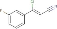 (Z)-3-Chloro-3-(3-fluorophenyl)acrylonitrile