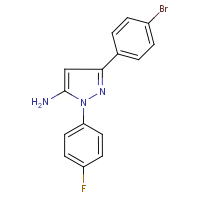 5-Amino-3-(4-bromophenyl)-1-(4-fluorophenyl)-1H-pyrazole