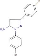 5-Amino-1-(4-bromophenyl)-3-(4-fluorophenyl)-1H-pyrazole