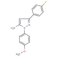 5-Amino-3-(4-fluorophenyl)-1-(4-methoxyphenyl)-1H-pyrazole