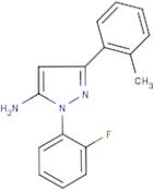 5-Amino-1-(2-fluorophenyl)-3-(2-methylbenzene)-1H-pyrazole