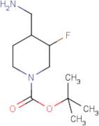 tert-Butyl 4-(aminomethyl)-3-fluoropiperidine-1-carboxylate