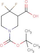 1-(tert-Butoxycarbonyl)-4,4-difluoropiperidine-3-carboxylic acid