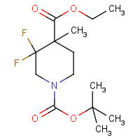 1-tert-Butyl 4-ethyl 3,3-difluoro-4-methylpiperidine-1,4-dicarboxylate