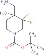 tert-Butyl 4-(aminomethyl)-3,3-difluoro-4-methylpiperidine-1-carboxylate