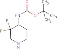 tert-Butyl 3,3-difluoropiperidin-4-ylcarbamate