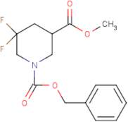 1-Benzyl 3-Methyl 5,5-difluoropiperidine-1,3-dicarboxylate