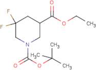 1-tert-Butyl 3-ethyl 5,5-difluoropiperidine-1,3-dicarboxylate