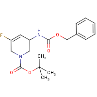 tert-Butyl 5-(benzyloxycarbonylamino)-3-fluoro-5,6-dihydropyridine-1(2H)-carboxylate