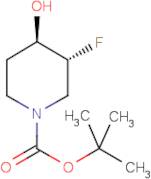 (3.4)-trans-3-Fluoro-4-hydroxy-piperidine-1-carboxylic acid tert-Butyl ester