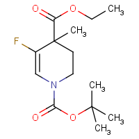 1-tert-Butyl 4-ethyl 5-fluoro-4-methyl-3,4-dihydropyridine-1,4(2H)-dicarboxylate