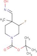 tert-Butyl 3-fluoro-4-((hydroxyimino)methyl)-4-methylpiperidine-1-carboxylate