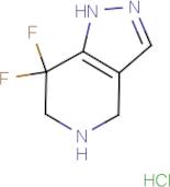 7,7-Difluoro-4,5,6,7-tetrahydro-1H-pyrazolo[4,3-c]pyridine hydrochloride