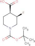 (3,4)-Cis-1-(tert-Butoxycarbonyl)-3-fluoropiperidine-4-carboxylic acid racemate