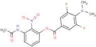 3-Acetamido-2-nitrophenyl 4-(dimethylamino)-3,5-difluorobenzoate