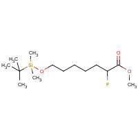 Methyl 7-(tert-butyldimethylsilyloxy)-2-fluoroheptanoate