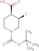 (3R,4S)-1-(tert-Butoxycarbonyl)-3-fluoropiperidine-4-carboxylic acid