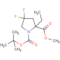 1-tert-Butyl 2-Methyl 2-ethyl-4,4-difluoropyrrolidine-1,2-dicarboxylate