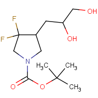 tert-Butyl 4-(2,3-dihydroxypropyl)-3,3-difluoropyrrolidine-1-carboxylate