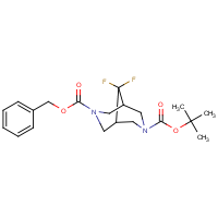 3-Benzyl 7-tert-Butyl 9,9-difluoro-3,7-diaza-bicyclo[3.3.1]nonane-3,7-dicarboxylate