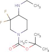 tert-Butyl 4-(ethylamino)-3,3-difluoropiperidine-1-carboxylate