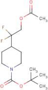 tert-Butyl 4-(2-acetoxy-1,1-difluoroethyl)piperidine-1-carboxylate