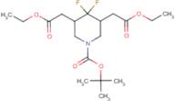 Diethyl 2,2'-(1-(tert-butoxycarbonyl)-4,4-difluoropiperidine-3,5-diyl)diacetate