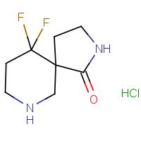 10,10-Difluoro-2,7-diaza-spiro[4.5]decan-1-one hydrochloride