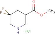 Methyl 5,5-difluoropiperidine-3-carboxylate hydrochloride