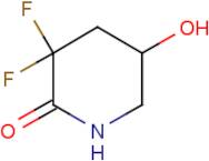 3,3-Difluoro-5-hydroxypiperidin-2-one