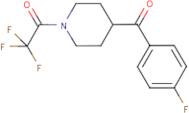 2,2,2-Trifluoro-1-(4-(4-fluorobenzoyl)piperidin-1-yl)ethanone