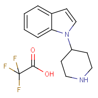 1-(Piperidin-4-yl)-1H-indole trifluoroacetate