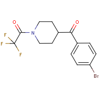 2,2,2-Trifluoro-1-(4-(4-bromobenzoyl)piperidin-1-yl)ethanone