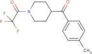 2,2,2-Trifluoro-1-(4-(4-methylbenzoyl)piperidin-1-yl)ethanone