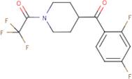 1-(4-(2,4-Difluorobenzoyl)piperidin-1-yl)-2,2,2-trifluoroethanone