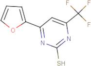 4-(Trifluoromethyl)-6-(furan-2-yl)pyrimidine-2-thiol
