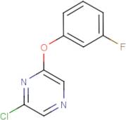 2-(3-Fluorophenoxy)-6-chloropyrazine